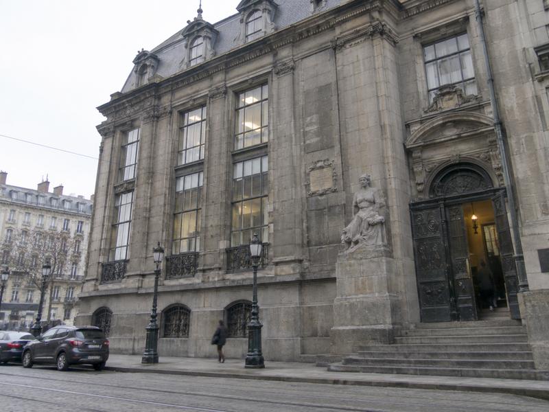 Façade du bâtiment de l'Institut à Bruxelles